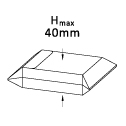 koperty tekturowe 3D - maksymalna grubość